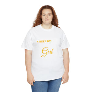 Green Bay Packers Girl Unisex Heavy Cotton Tee