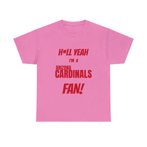Arizona Cardinals Football Unisex Heavy Cotton Tee