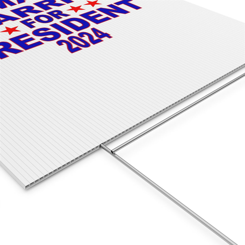 Kamala Harris for President Plastic Yard Sign