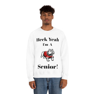 Heck Yeah I'm A Gardner Webb Senior Unisex Heavy Blend™ Crewneck Sweatshirt