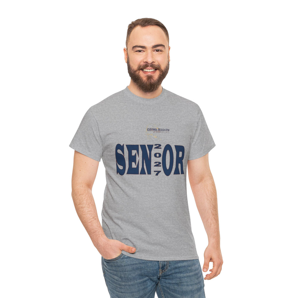 Central Academy of Tech & Arts Senior 2027 Unisex Heavy Cotton Tee