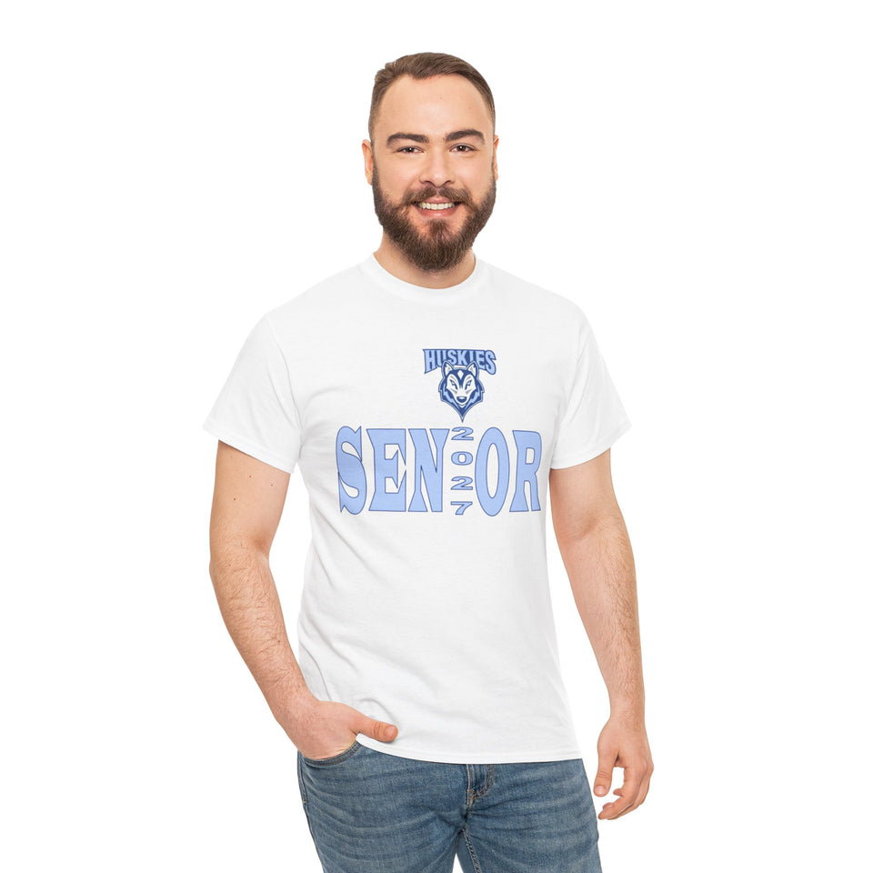 Hunter Huss HS Senior 2027 Unisex Heavy Cotton Tee
