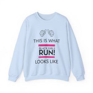Black Girls Run Unisex Heavy Blend™ Crewneck Sweatshirt