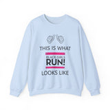 Black Girls Run Unisex Heavy Blend™ Crewneck Sweatshirt