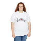 Winston Salem State University Heartbeat Unisex Heavy Cotton Tee