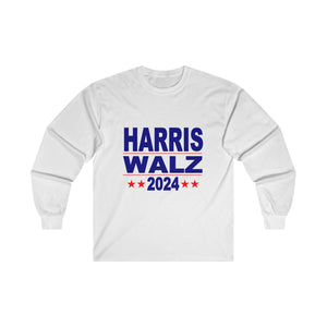 Harris Walz 2024 Unisex Ultra Cotton Long Sleeve Tee