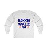 Harris Walz 2024 Unisex Ultra Cotton Long Sleeve Tee