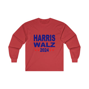 Harris Walz 2024 Unisex Ultra Cotton Long Sleeve Tee