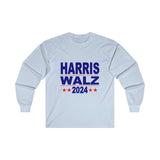 Harris Walz 2024 Unisex Ultra Cotton Long Sleeve Tee