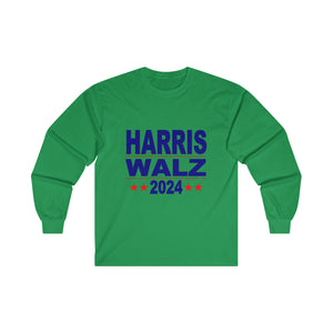 Harris Walz 2024 Unisex Ultra Cotton Long Sleeve Tee