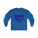 Harris Walz 2024 Unisex Ultra Cotton Long Sleeve Tee