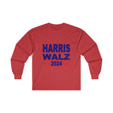 Harris Walz 2024 Unisex Ultra Cotton Long Sleeve Tee