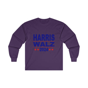 Harris Walz 2024 Unisex Ultra Cotton Long Sleeve Tee