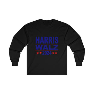 Harris Walz 2024 Unisex Ultra Cotton Long Sleeve Tee