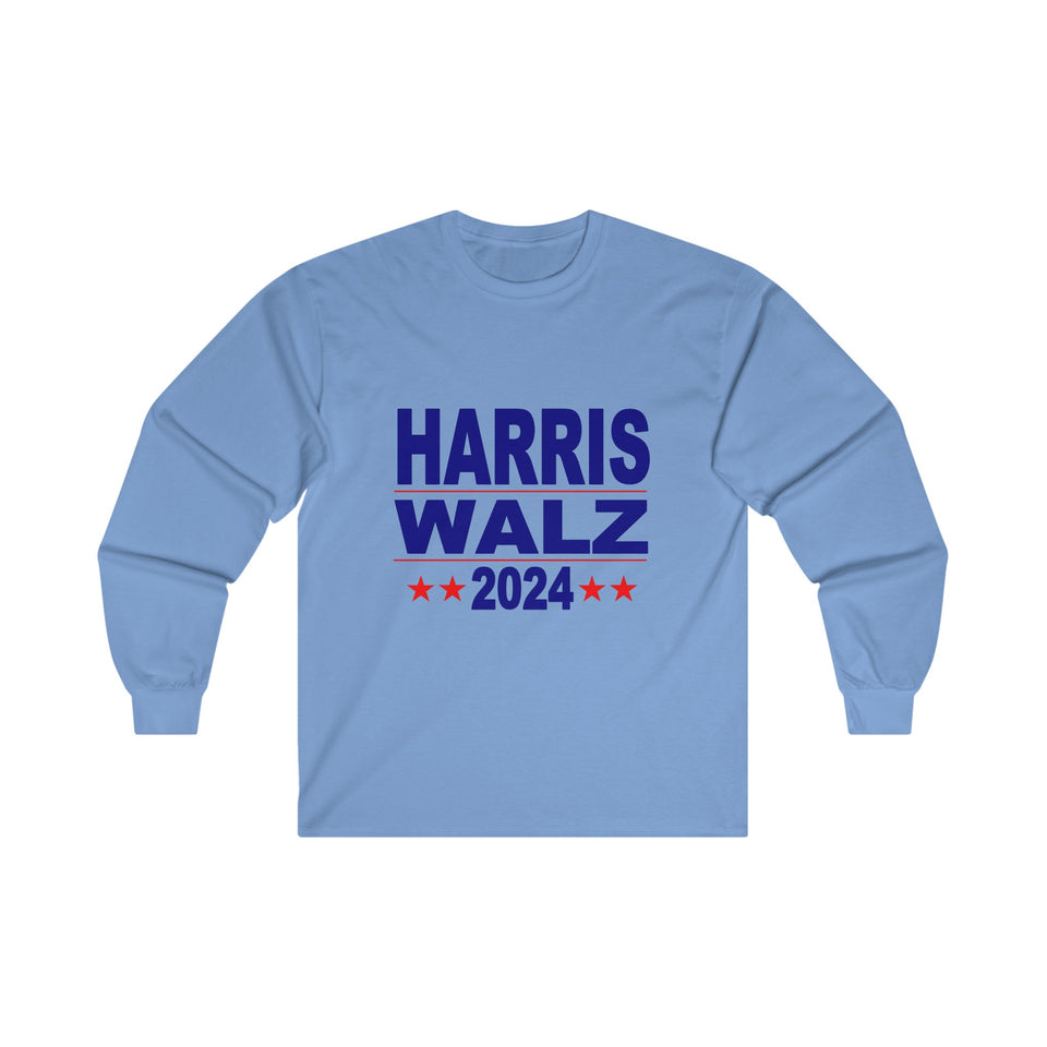 Harris Walz 2024 Unisex Ultra Cotton Long Sleeve Tee