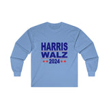 Harris Walz 2024 Unisex Ultra Cotton Long Sleeve Tee