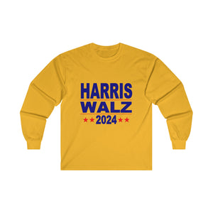 Harris Walz 2024 Unisex Ultra Cotton Long Sleeve Tee