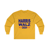 Harris Walz 2024 Unisex Ultra Cotton Long Sleeve Tee