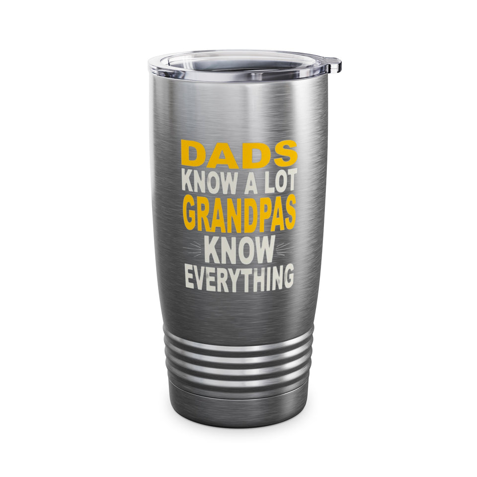 Grandpas Know Everything Ringneck Tumbler, 20oz