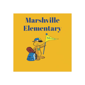 Marshville Elementary Square Magnet