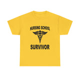 Nursing School Survivor Cotton Tee