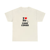 I Love My Cane Corso Unisex Heavy Cotton Tee