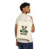 Mississippi Valley Band Mom Cotton Canvas Tote Bag