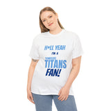 Tennessee Titans Football Unisex Heavy Cotton Tee