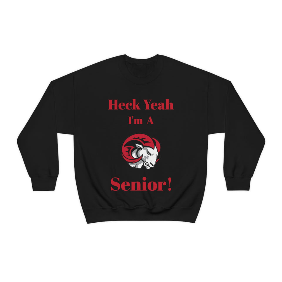 Heck Yeah I'm A WSSU Senior Unisex Heavy Blend™ Crewneck Sweatshirt