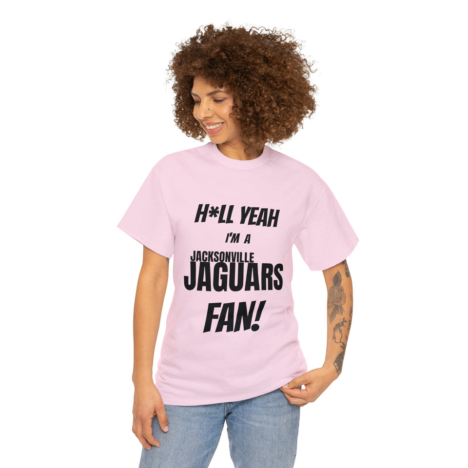 Jacksonville Jaguars Football Unisex Heavy Cotton Tee