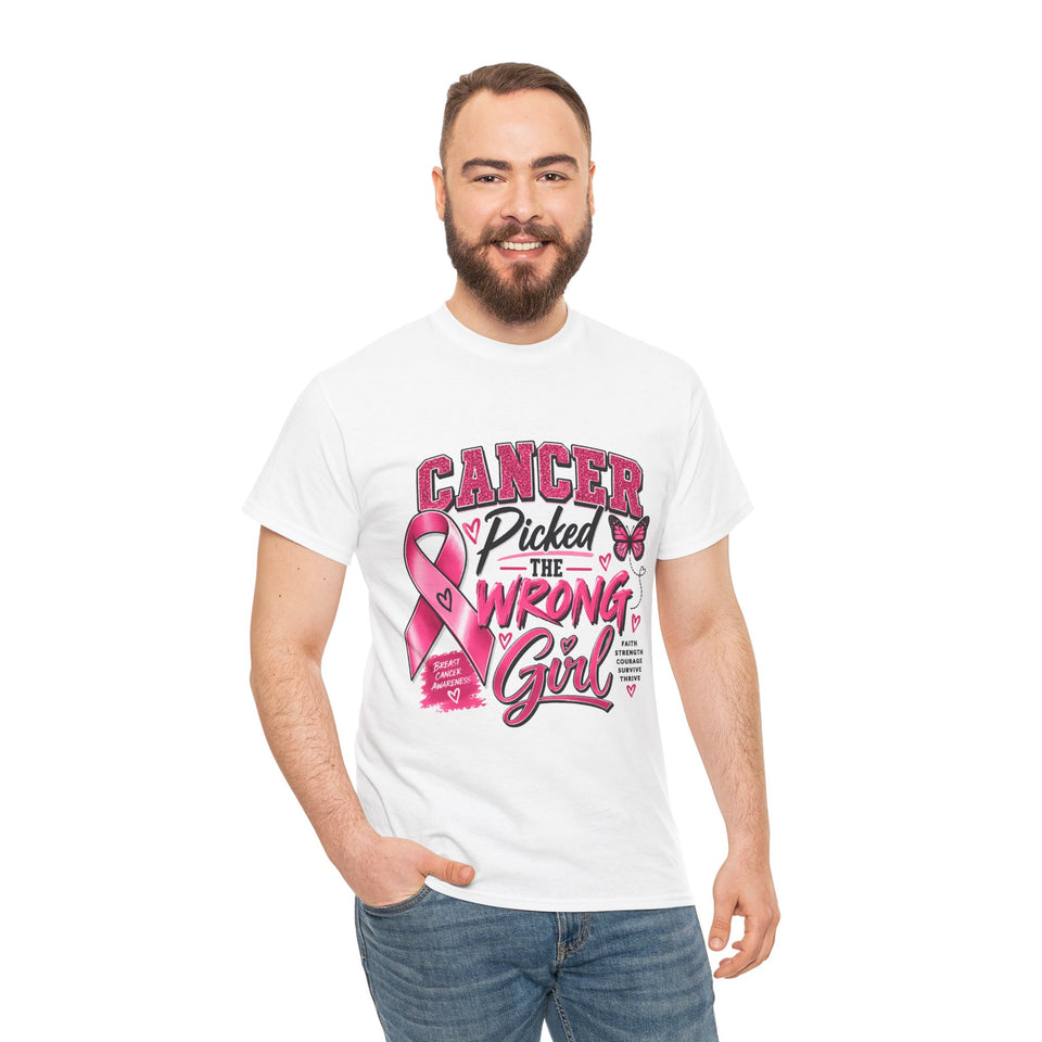 Breast Cancer Awareness Unisex Heavy Cotton Tee