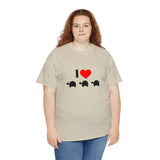 I Love Turtles Unisex Heavy Cotton Tee