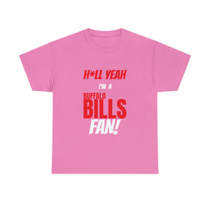 Buffalo Bills Football Unisex Heavy Cotton Tee