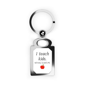 Teachers Rectangle Photo Keyring