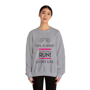 Black Girls Run Unisex Heavy Blend™ Crewneck Sweatshirt