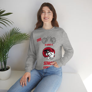 This Is What A WSSU Senior Looks Like Unisex Heavy Blend™ Crewneck Sweatshirt