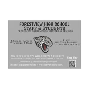 Forestview HS Universal Plastic Yard Sign