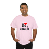 I Love My Yorkie Unisex Heavy Cotton Tee
