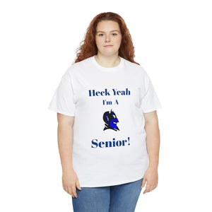 Heck Yeah I'm a Duke Senior Unisex Heavy Cotton Tee