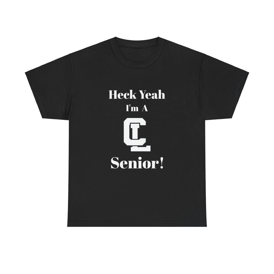 Heck Yeah I'm A Charlotte Latin High School Senior Class Of 2025 Unisex Heavy Cotton Tee