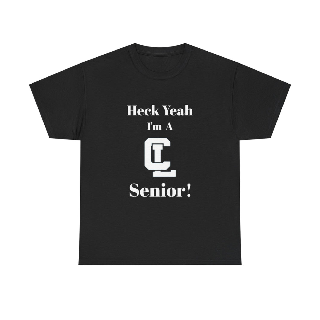 Heck Yeah I'm A Charlotte Latin High School Senior Class Of 2025 Unisex Heavy Cotton Tee