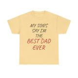 Best Dad Ever Unisex Heavy Cotton Tee