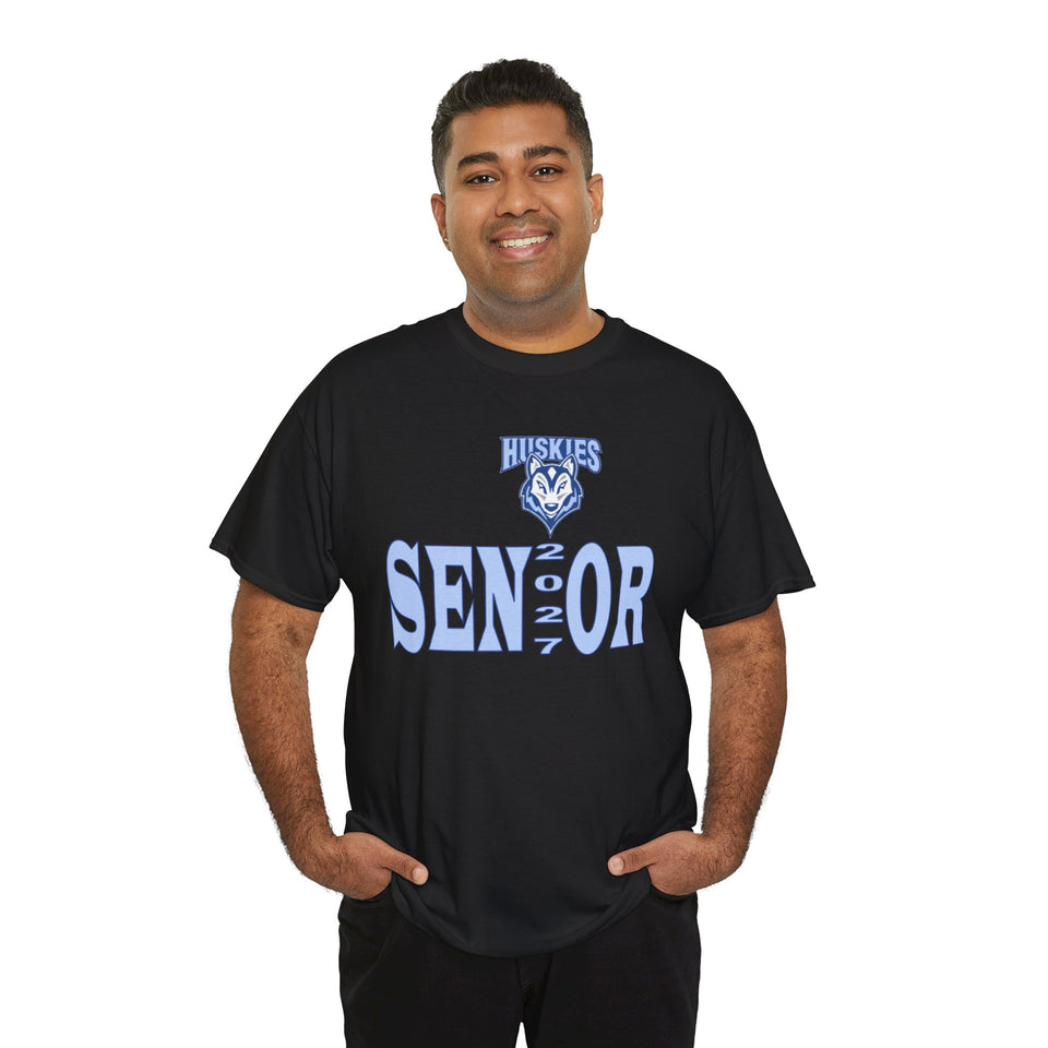Hunter Huss HS Senior 2027 Unisex Heavy Cotton Tee