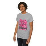 3 Yr Survivor Breast Cancer Awareness Unisex Heavy Cotton Tee