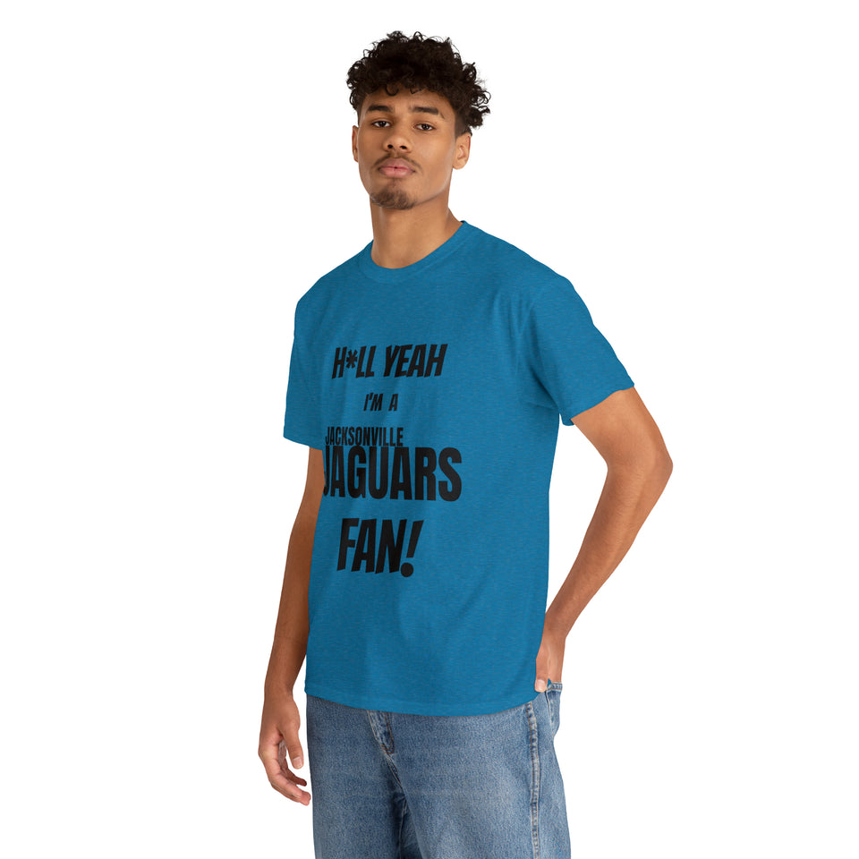 Jacksonville Jaguars Football Unisex Heavy Cotton Tee