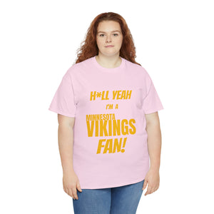 Minnesota Vikings Football Unisex Heavy Cotton Tee