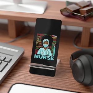 Black Nurse Mobile Display Stand
