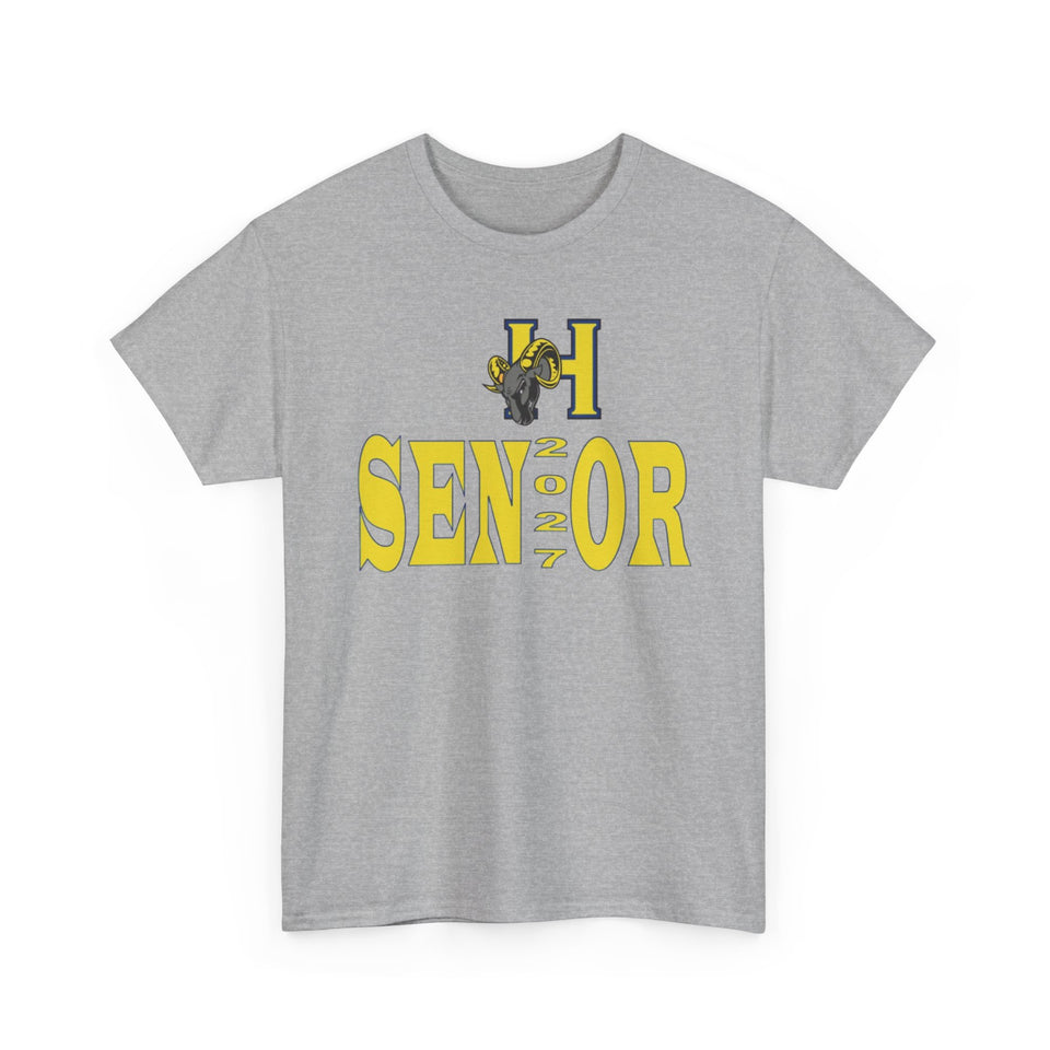 Highland Tech HS Senior 2027 Unisex Heavy Cotton Tee