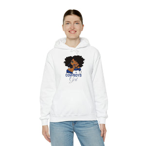 Dallas Cowboys Girl Unisex Heavy Blend™ Hooded Sweatshirt