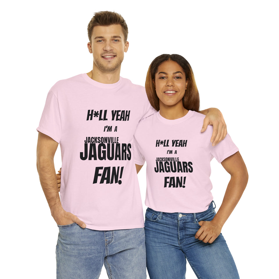 Jacksonville Jaguars Football Unisex Heavy Cotton Tee